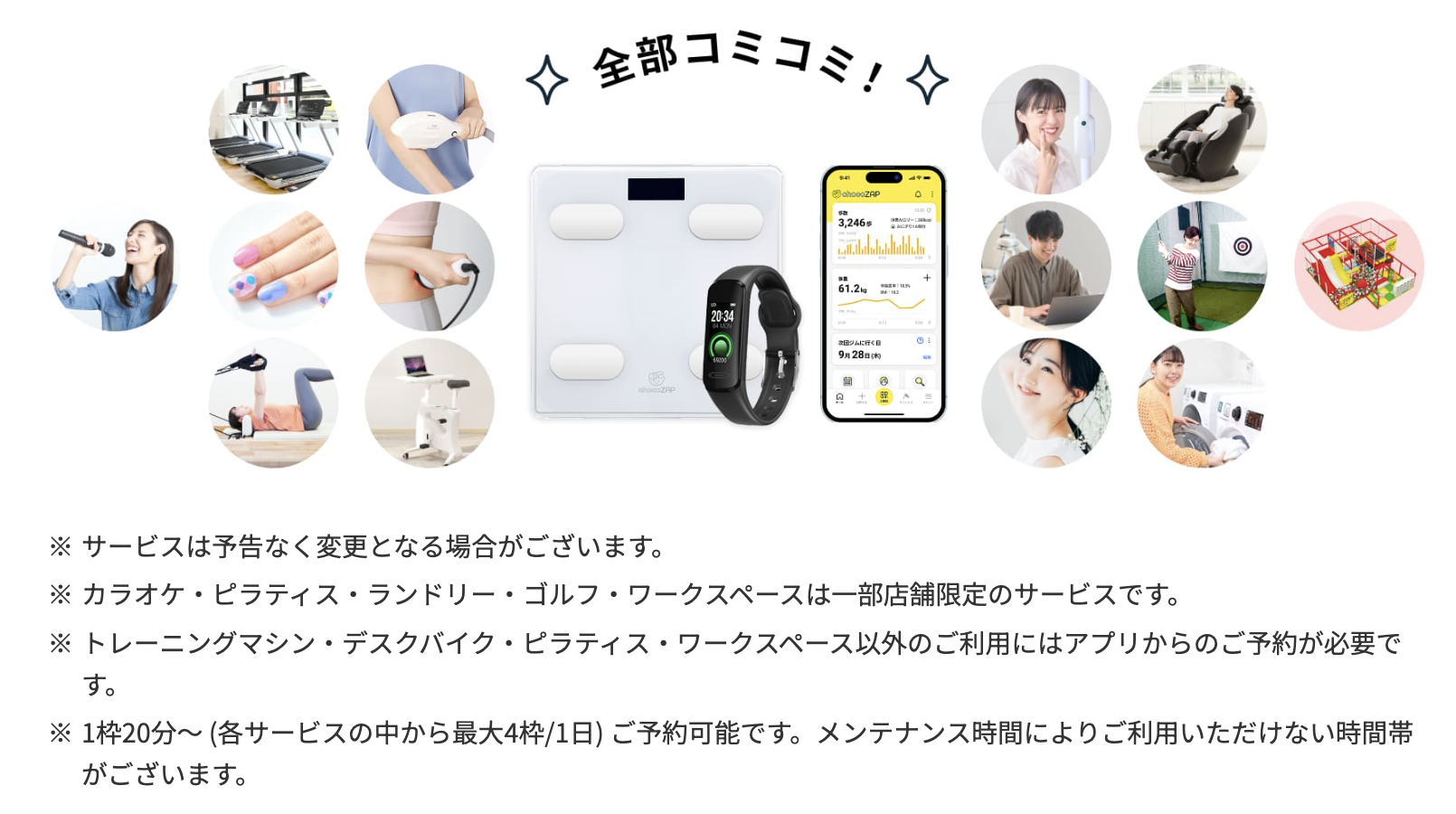 チョコザップ 設備